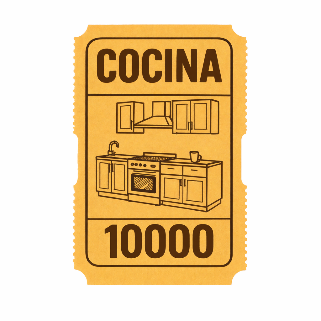 ¡Gran sorteo! Ticket X 3, cubierta de cuarzo, muebles y complementos para tu cocina.