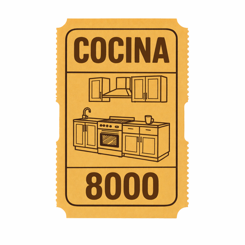 ¡Gran sorteo! Ticket X 2, cubierta de cuarzo, muebles y complementos para tu cocina.