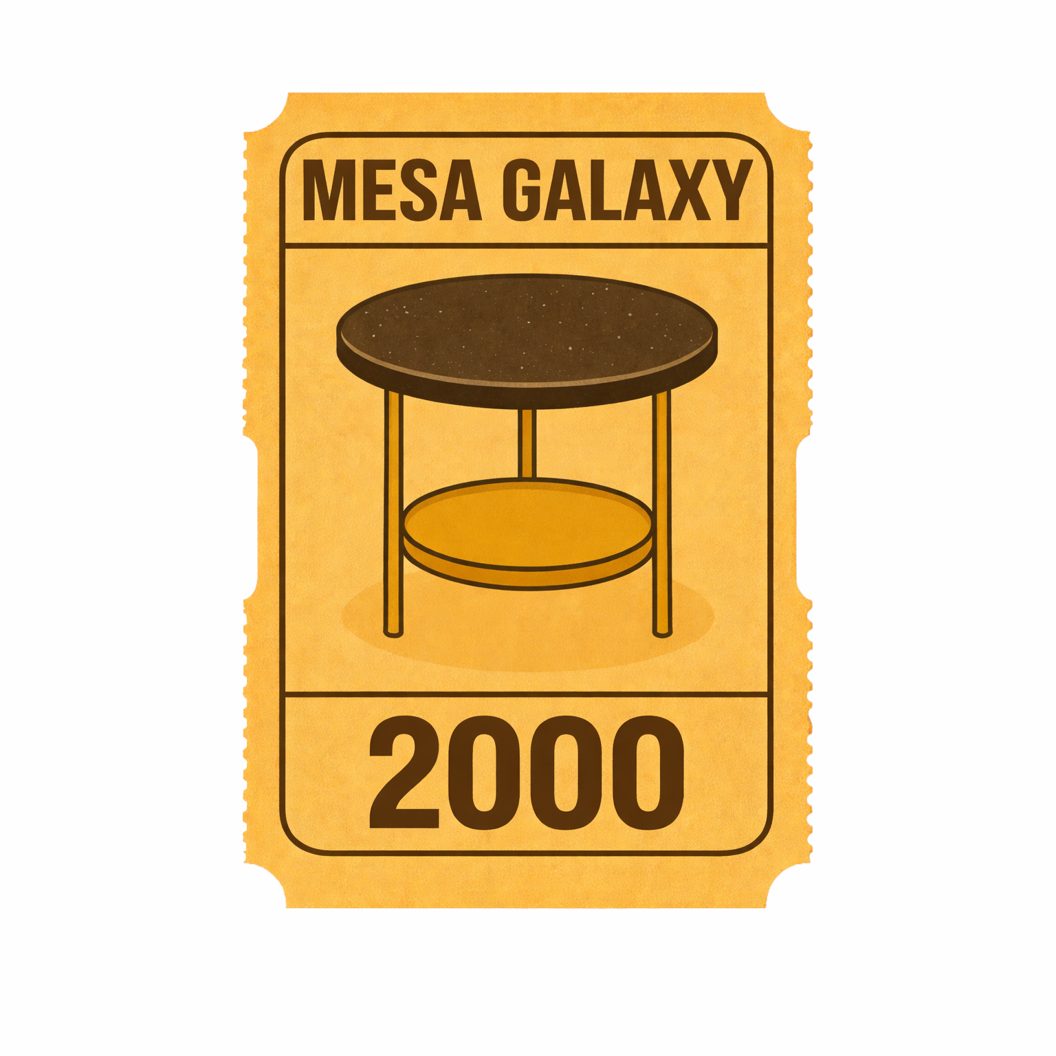 ¡Sorteo! Ticket X 1, Mesa Galaxy